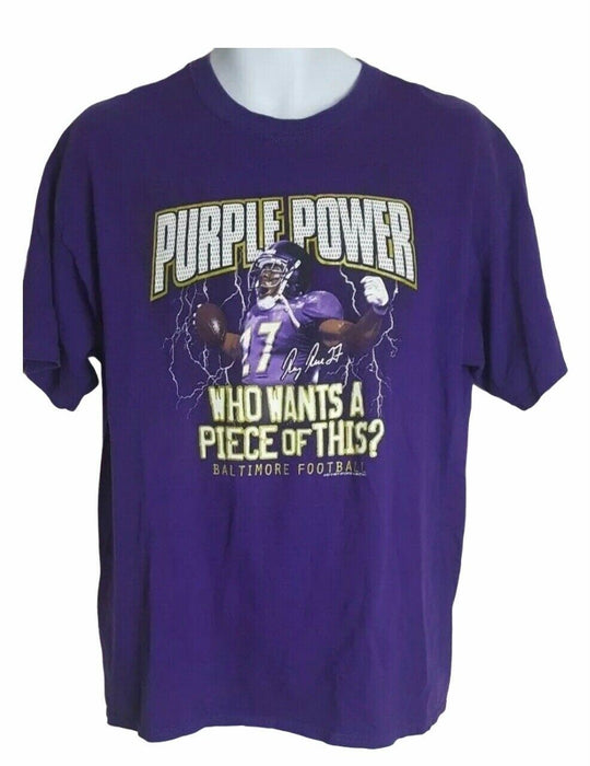 NFL Baltimore Ravens Purple Power Men's Shirt (Size: L)