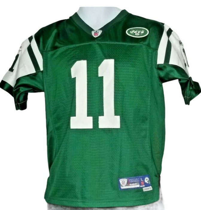 N.Y. Jets NFL Reebok #11 Clemens Youth Jersey Green (Size: Large)