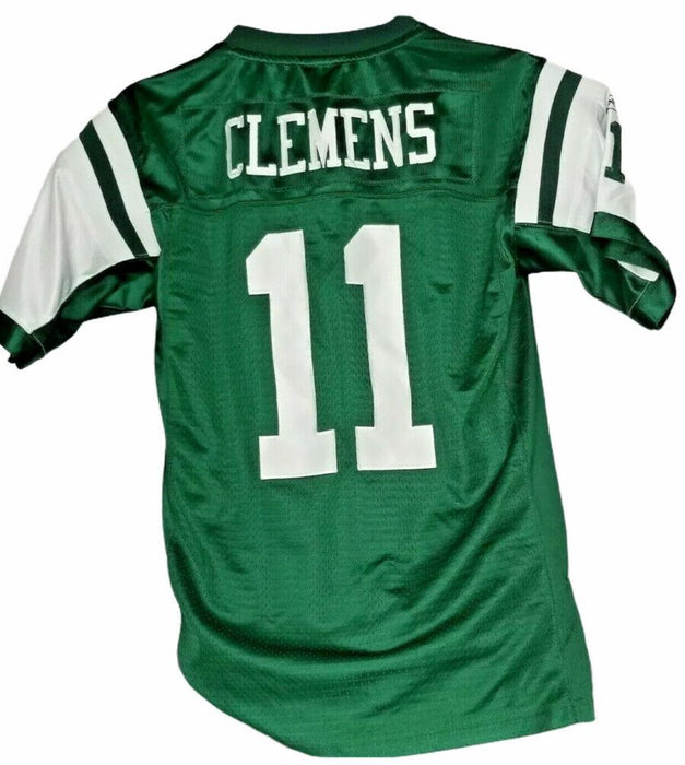 N.Y. Jets NFL Reebok #11 Clemens Youth Jersey Green (Size: Large)