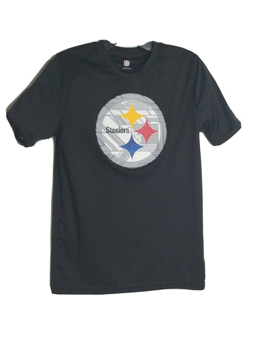 Pittsburgh Steelers NFL 100% Polyester Black Shirt (Size: L 14/16)