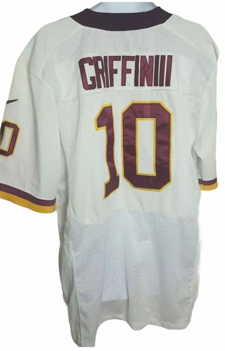 Washington Redskins NFL Nike #10 Griffin On Field Jersey White (Size: 56)