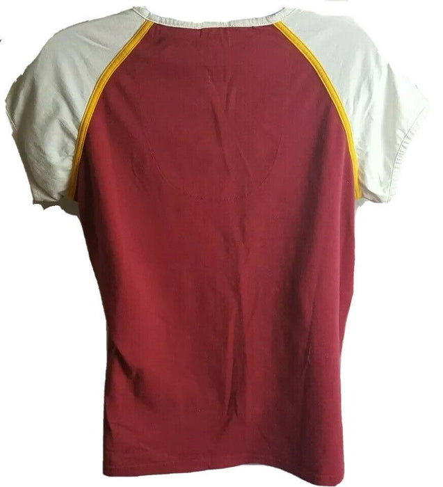 Washington Redskins NFL Women's V-Neck Reglan T-shirt  (Size: L)