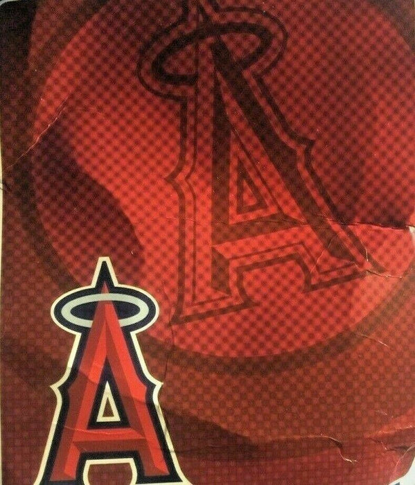 Las Angeles Angles MLB North West Royal Plush Blanket Red (Size: 50 x 60)