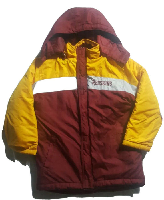 Washington Redskins NFL Team Apparel Field Jacket w/Hood (Youth Size: M)