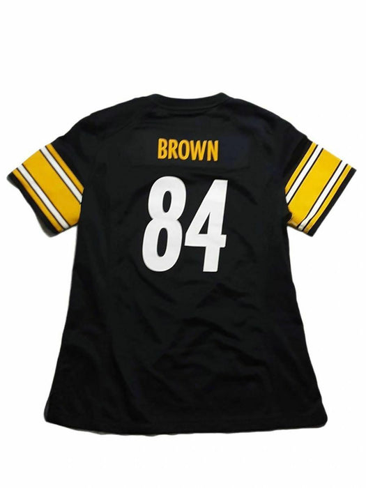 Pittsburgh Steelers Nike On Field #84 Antonio Brown Jersey Black (Wms Size: L))