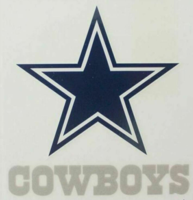 Dallas Cowboys NFL Window Static Cling Football Fan League New!! 6 in Pack