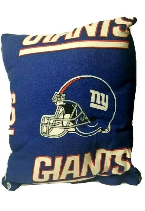 New York Giants NFL Handmade Cotton 8" x 6" Decorative Pillow