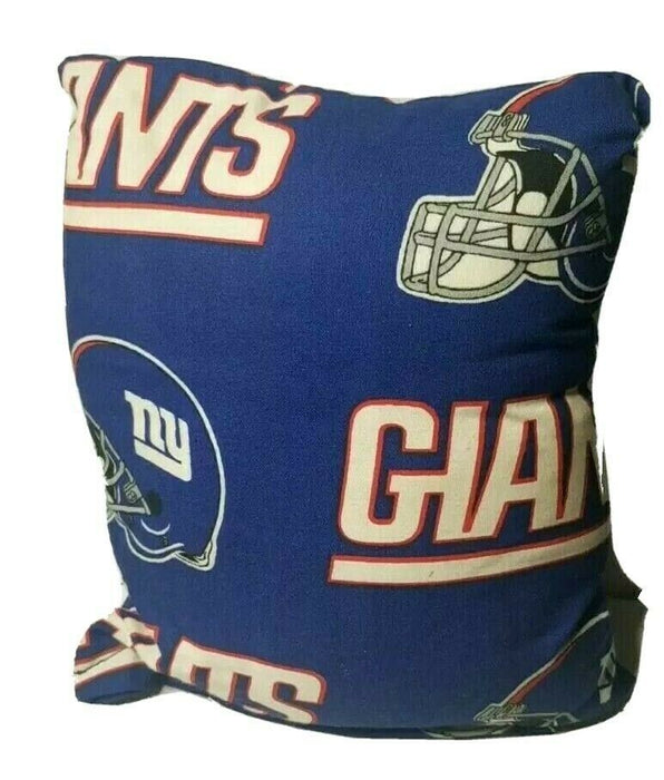 New York Giants NFL Handmade Cotton 8" x 6" Decorative Pillow