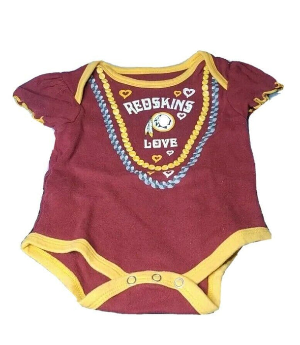 Washington Redskins (Love) NFL Team Apparel One Piece  (Size: 12 mo)