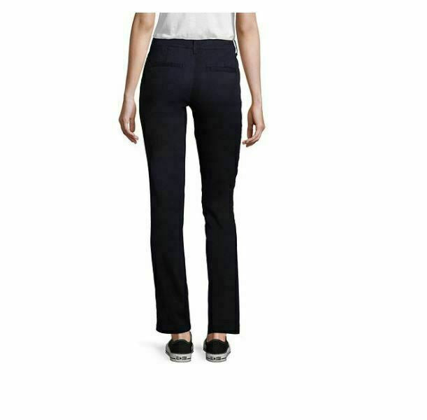 Arizona Juniors Girls Black Slim Fit Straight Pants (Size: Varies)