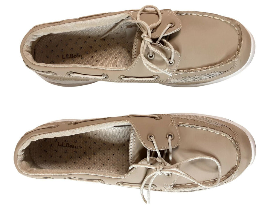 L.L. Beans Tan Casual Boat Light Shoes Women's (Size: 11)