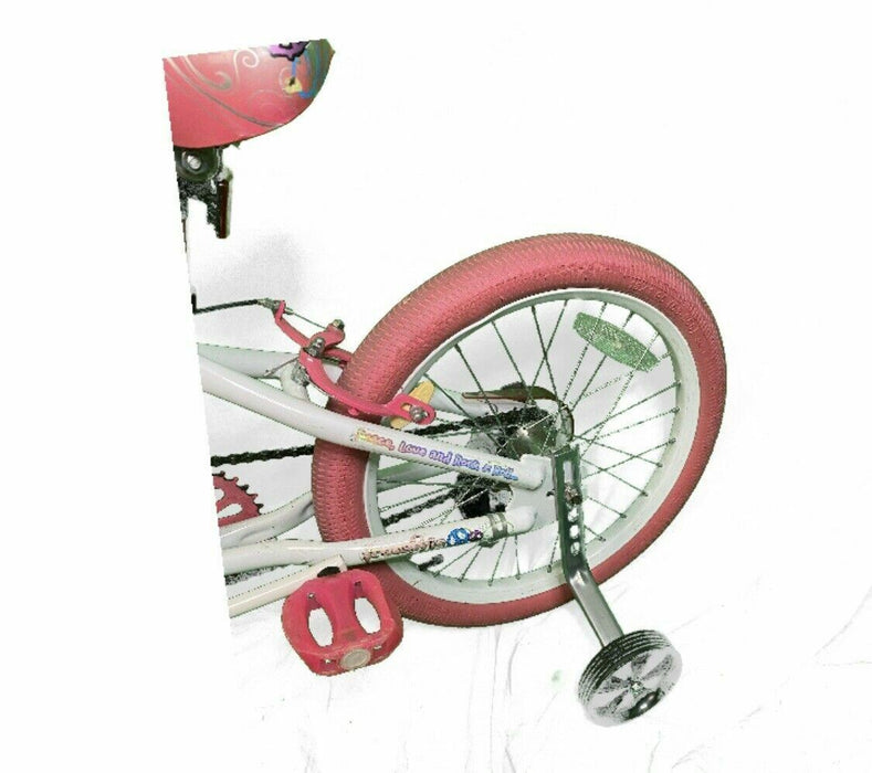 Kent 18" Peace Freestyle BMX Bike Bicycle Pink/White