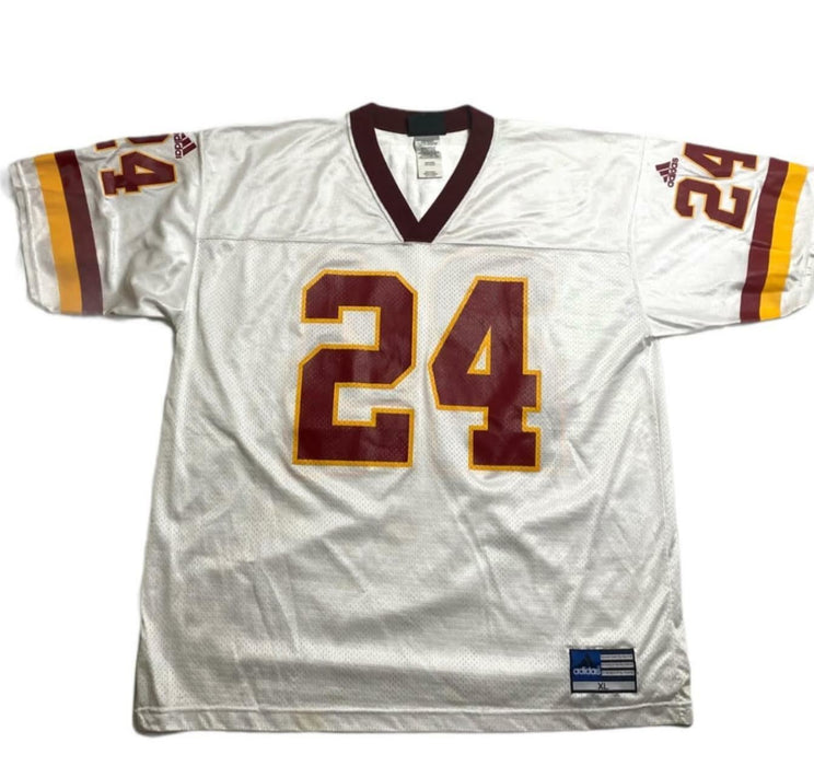 Washington Redskins Adidas Champ Bailey #24 Jersey White (Size: XL)