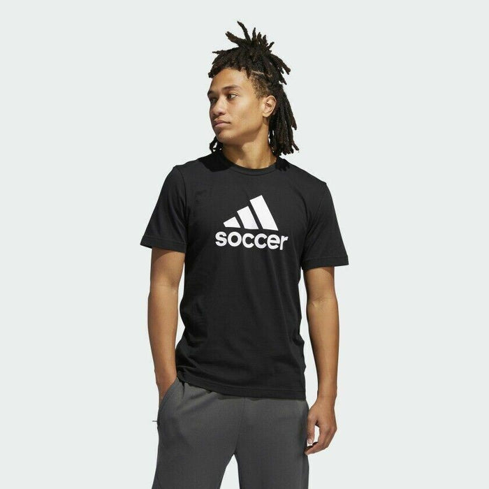 Adidas Men's Badge of  Sport Soccer Tee (Size: M) FJ4577