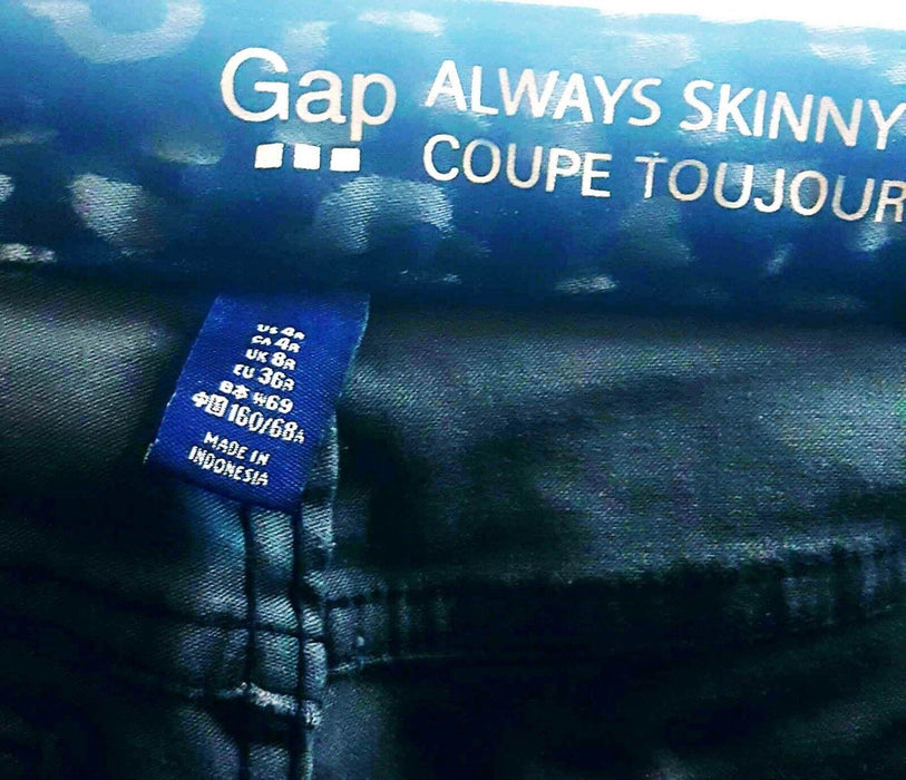 Women's GAP Always Skinny (size 4) blue/grey jeans