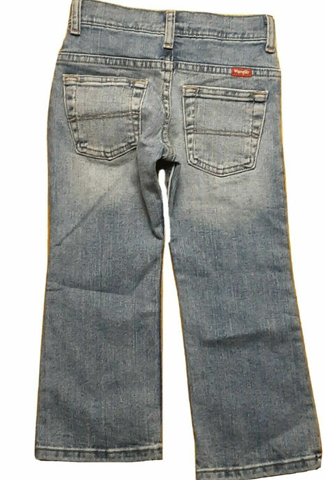 Wrangler | Five Star Relaxed Bootcut Jeans | Light Wash Blue (Boys Size: 4R)