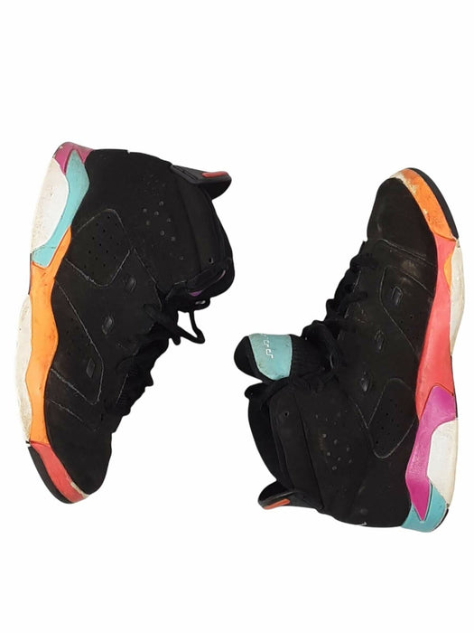 Jordan 6-17-23 Hi-Viz Black Basketball Shoes Boys (Size: 2y) 428819-008