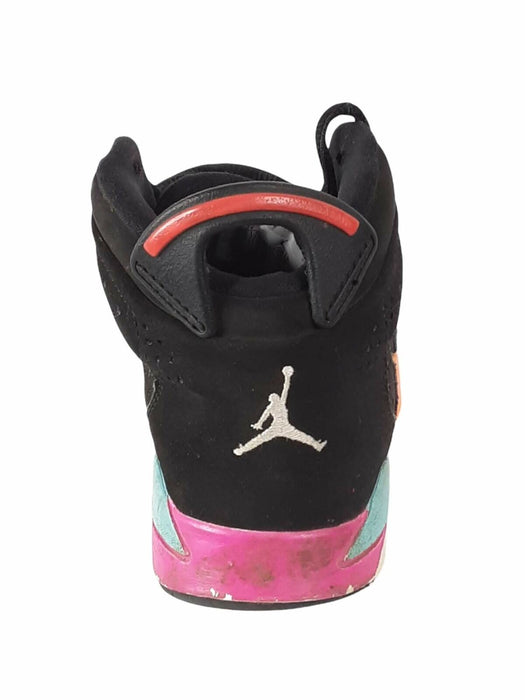 Jordan 6-17-23 Hi-Viz Black Basketball Shoes Boys (Size: 2y) 428819-008