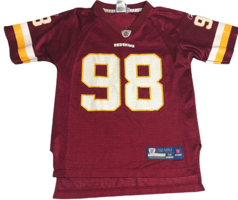 Washington Redskins Reebok On Field # 98 Orakpo Jersey Red Youth (Size: M)