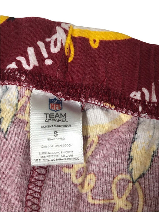 Washington Redskins NFL Team Apparel Cotton Pajama Pants Red Women's (Size: S)