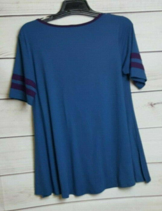 LuLaRoe | Blue & Purple Top (Size: M)