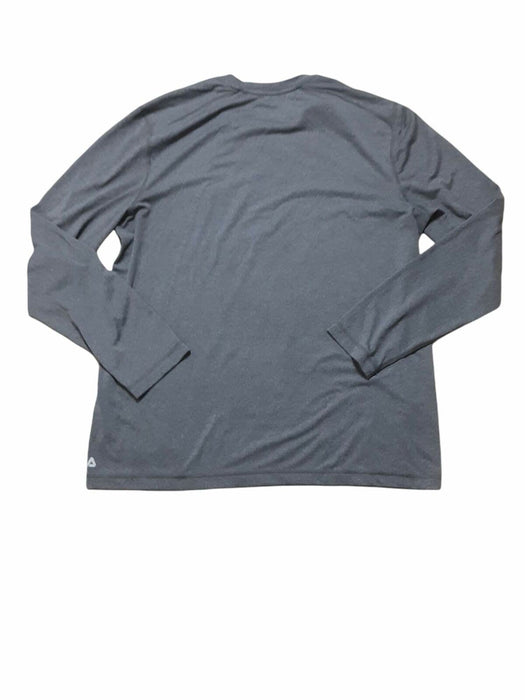 Fila Women's Gray Fitted Lightweight Comfort Long Sleeve Top (Size: XXL)