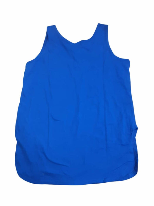 Rouge Collection Women's Blue Sleeveless Top (Size: 2X)