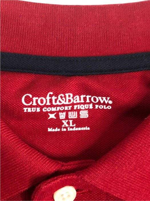 Croft and Barrow The Comfort Polo Shirt Red Men's (Size: XL)