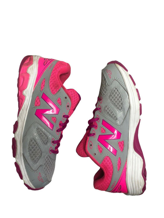 New Balance 680v3 Tech Ride Pink Grey Running Shoes Girls (Size: 7) KR680SAY