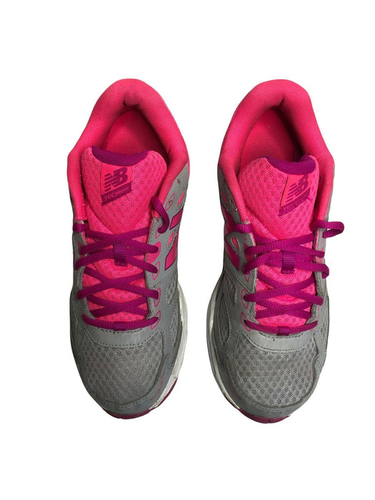 New Balance 680v3 Tech Ride Pink Grey Running Shoes Girls (Size: 7) KR680SAY