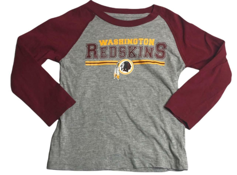 Washington Redskins NFL Team Apparel Long Sleeve Shirt Gray Youth (Size: XXS)