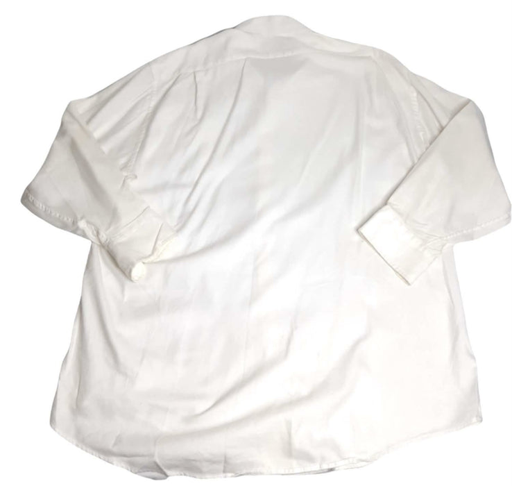 Façonnable Men's Eggshell White Long Sleeve Button Down Shirt (Size: 8/18R)