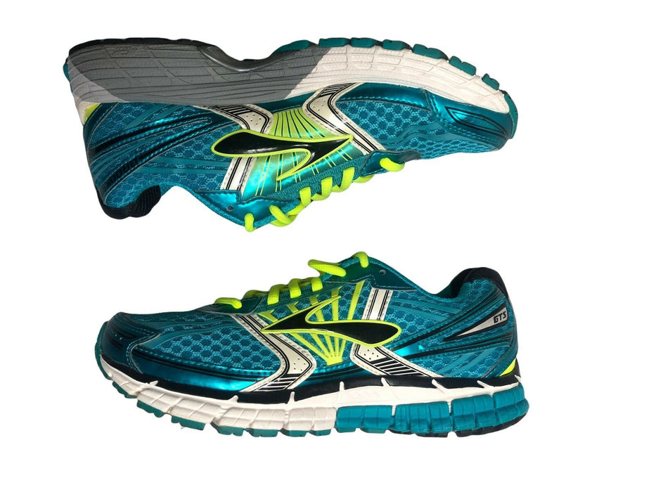 Brooks Adrenaline 14 Blue/Green Running Shoes Women's (Size: 7) 1201511B134