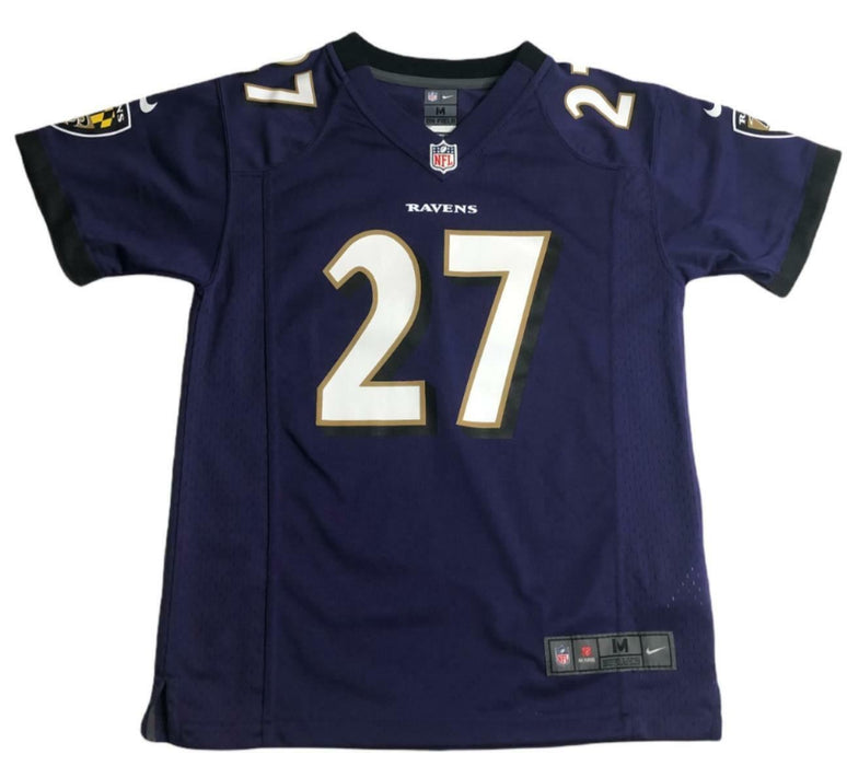 Baltimore Ravens Nike On Field # 27 Rice Jersey Purple Youth (Size: M)