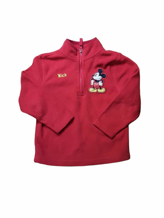 Disney Boys Red Mickey Mouse "Wick" Custom Made Jacket (Size: 3)
