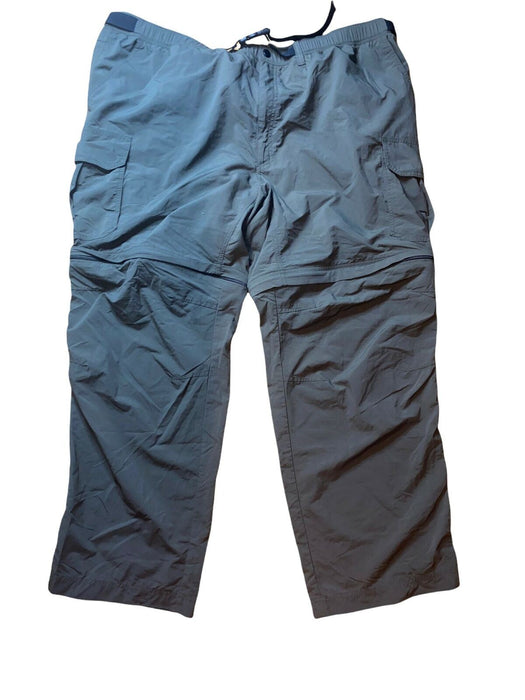 Grander Mountain Men's Nylon Zip Away Convertible Cargo Pants Olive (Size: 3XL)