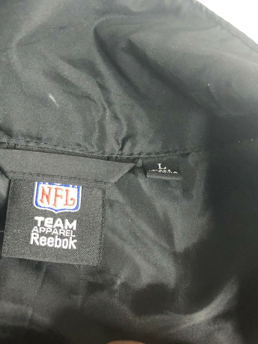 Washington Reskins Reebok Full-Zip Windbreaker Jacket Black (Size: L)