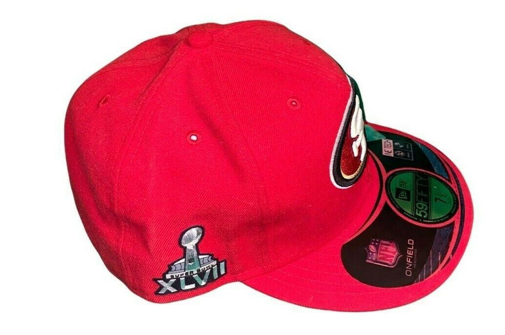 San Francisco 49ers NFL 59Fifty New ERA Fitted NE TECH Hat Red (Size: 7.5)