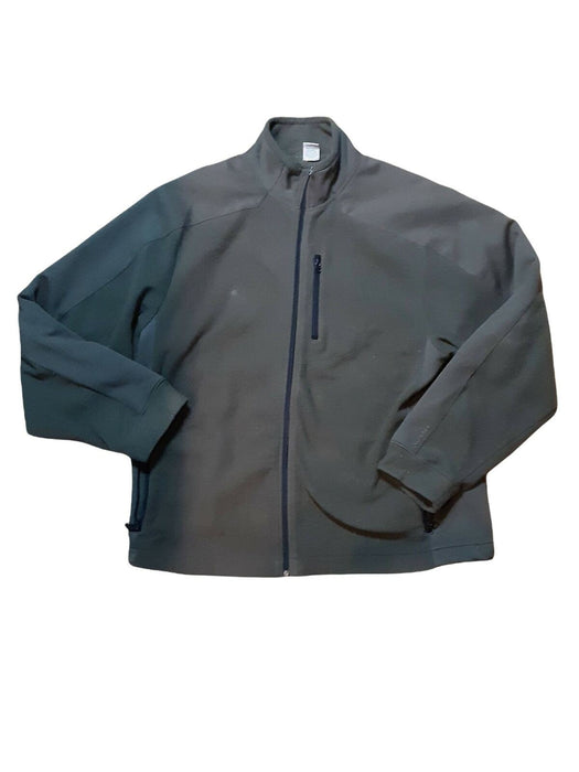 Old Navy Brand Men's Fleece Full Zip Jacket Olive Green (Size: XL)