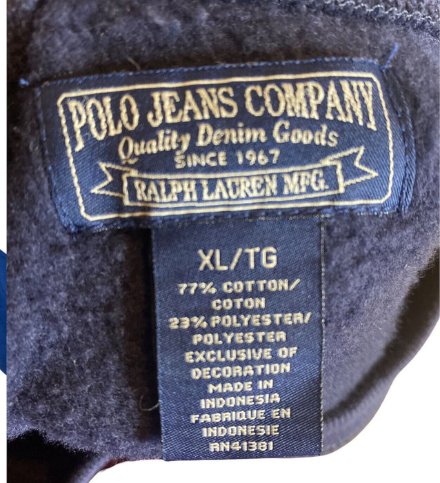 Ralph Lauren Polo Men's Crew Neck Fleece Sweater Blue (Size: XL)