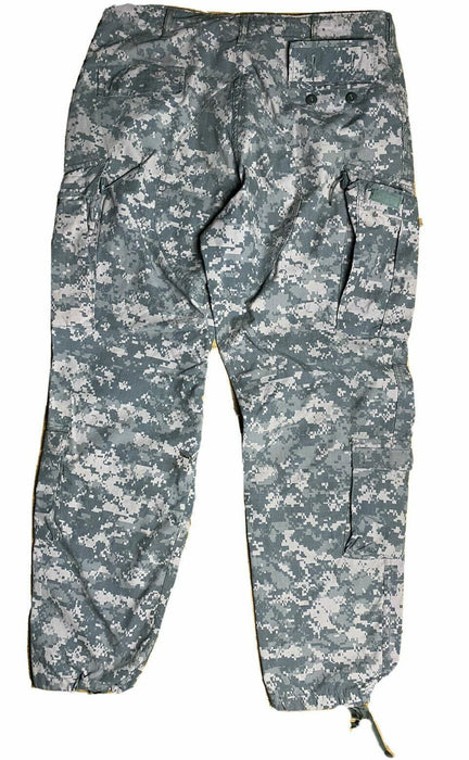 US Military ACU Digital Ripstop Combat Camouflage Trousers (Size: Small-XLong)