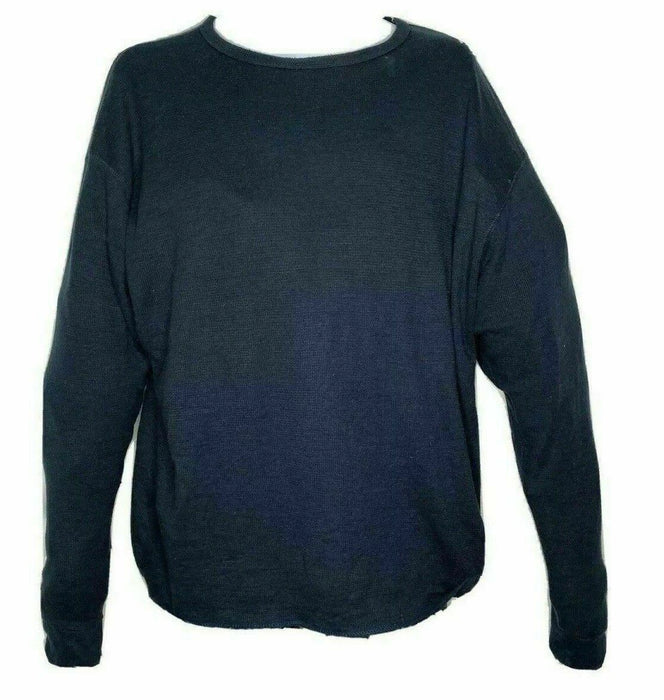 Jordan Craig  Waffle Long Sleeve Shirt Blue Men's (Size: 2XL)