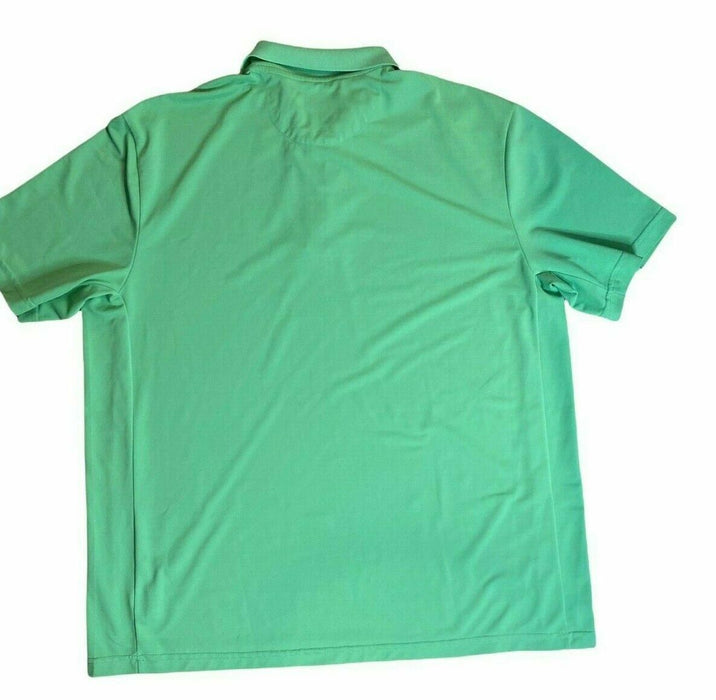 Chaps Golf Men's Dry Performance Polo Neon Green Shirt  (Size: XL)