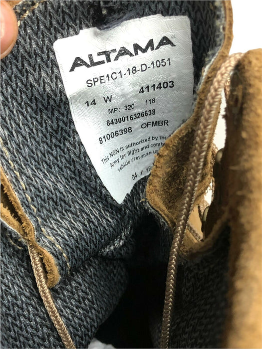 Altama Wrath 8" ST Hot Weather Beige Combat Boots Men's (Size: 14 W) 411403
