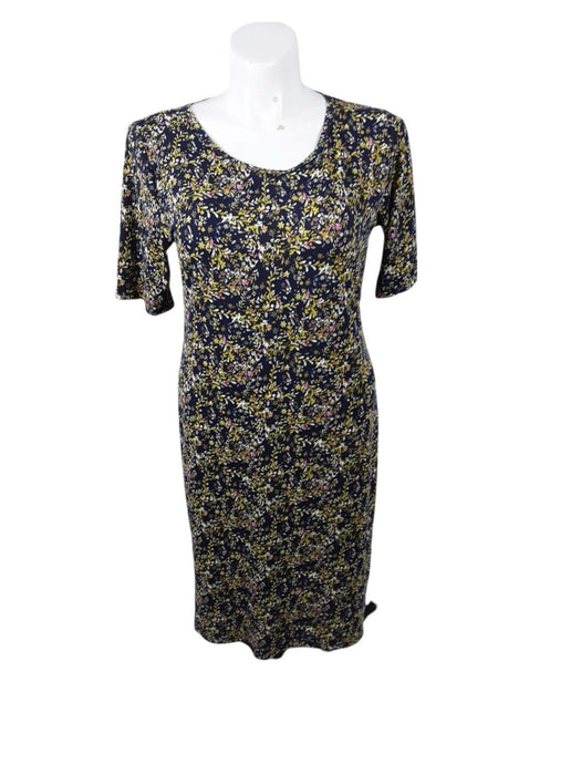 LulaRoe Women's Blue Floral Short Sleeve Dress (Size: 2XL)