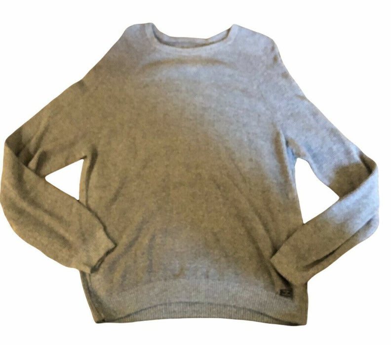 Lucky Brand Knitted Pullover Crew Neck Sweater Gray Men's (Size: XL)