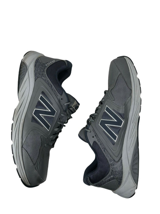 New Balance 847v3 Grey Leather Comfort Walking Shoes Men (Size: 15 EE) MW847GV3