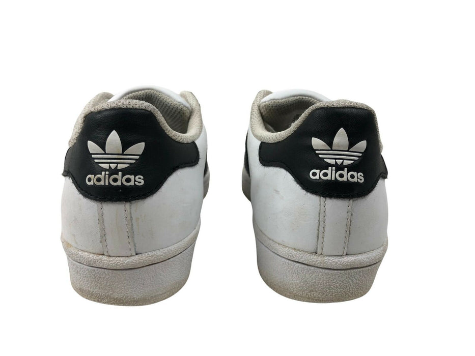 Adidas Superstar J 'White Core Black' Sneaker Shoes Girls (Size: 4) C77154