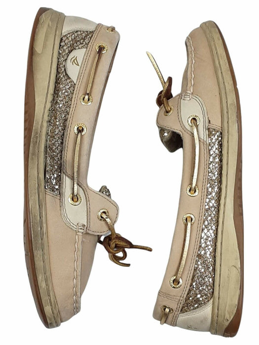 Sperry Angelfish Top-Sider Glitter Loafer Boat Shoes Women (Size: 8.5) A-13CH73