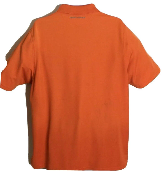 Under Armour Heatgear Polo Shirt Orange Men's (Size: XL)